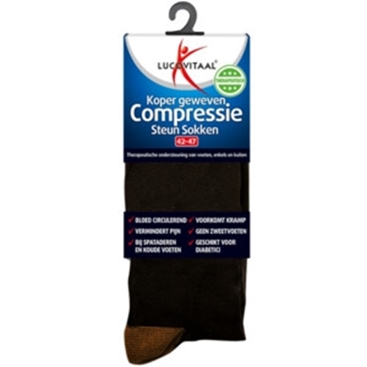 LUCOVITAAL COMPRESSIE STEUNSOKKEN MAAT 4247